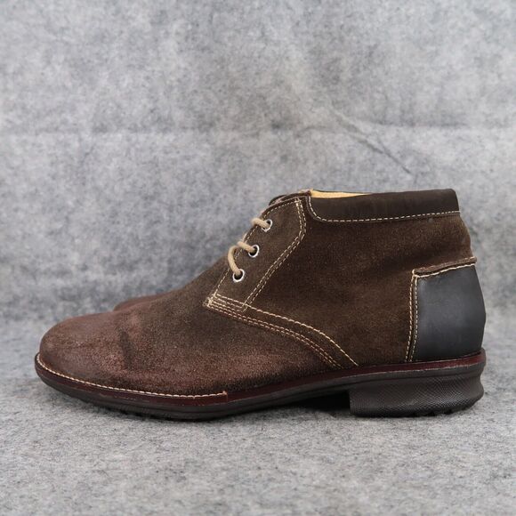 Sandro Moscoloni Shoes Mens 9 Boots Chukka Casual Leather Brown Classic Comfort main image 12